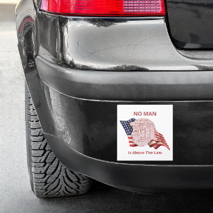 Anti-Trump Political Word Cloud Car Magnet