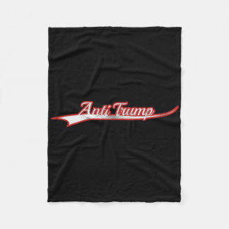 Anti Trump Politics Resistance Vintage Varsity Dis Fleece Blanket