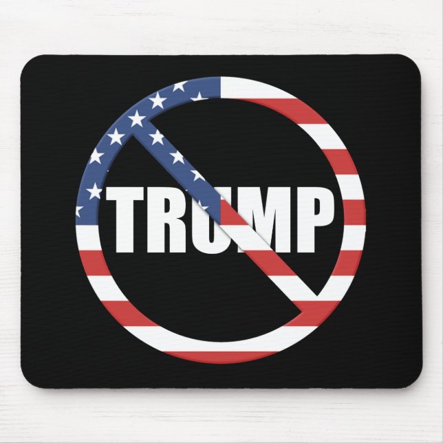 Anti-Trump Pro-Democracy Mouse Pad (Front)