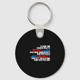 Anti Trump Protest Human Rights Resist Key Ring