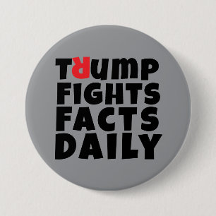 Anti trump protest slogan 7.5 cm round badge