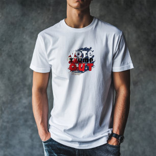 Anti trump protest slogan flag T-Shirt