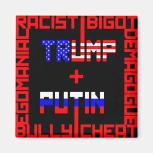 Anti Trump+Putin Magnet
