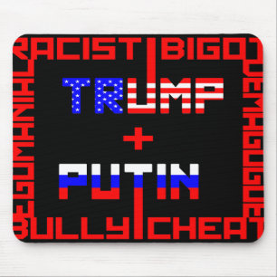Anti Trump+Putin Mouse Pad