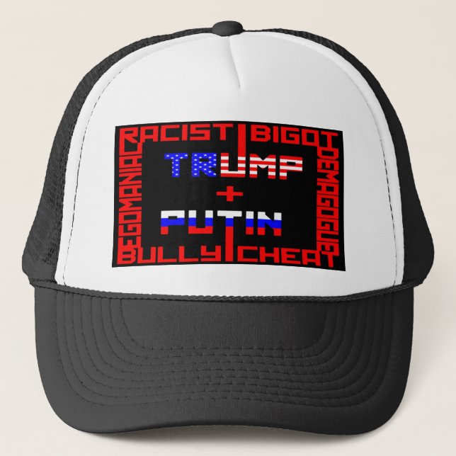 Anti Trump+Putin Trucker Hat (Front)