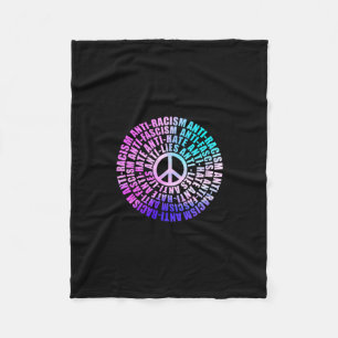 Anti Trump Racism Fascism Lies Hate Resist Vote Wa Fleece Blanket