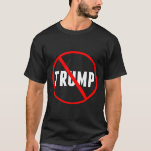 Anti Trump Red Circle X Political  T-Shirt