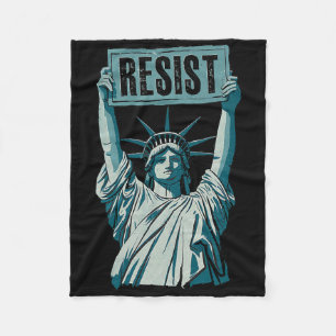 Anti-trump Resist Not My President Fleece Blanket