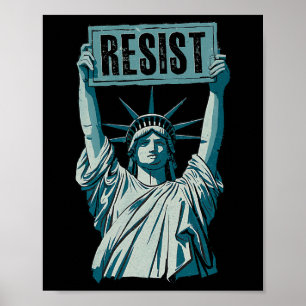 Anti-trump Resist Not My President Poster