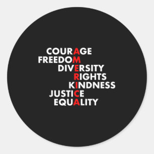 Anti trump resist political Anti trump resist poli Classic Round Sticker