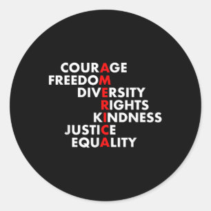 Anti Trump Resist Political Classic Round Sticker