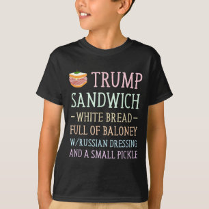 Anti trump sandwich sign funny Anti trump sandwich T-Shirt