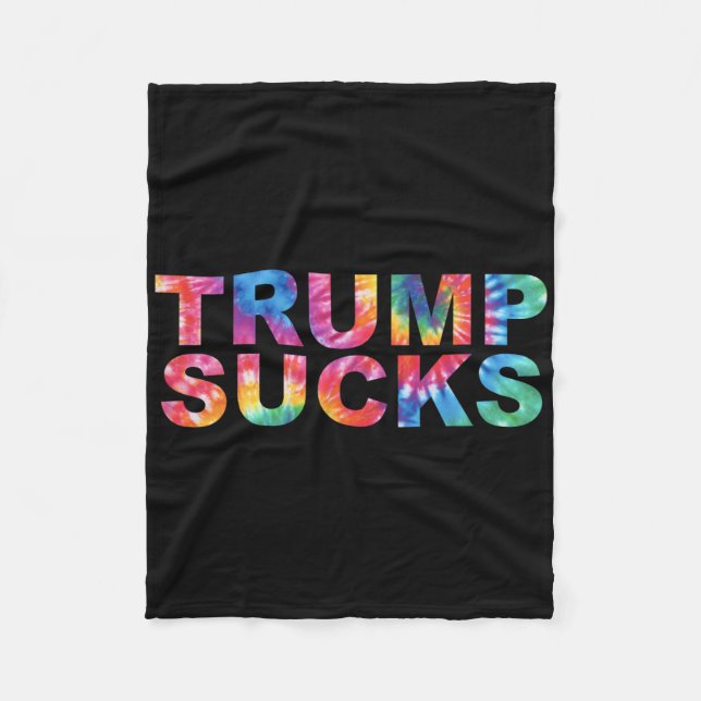 Anti Trump Shirts  Fleece Blanket (Front)