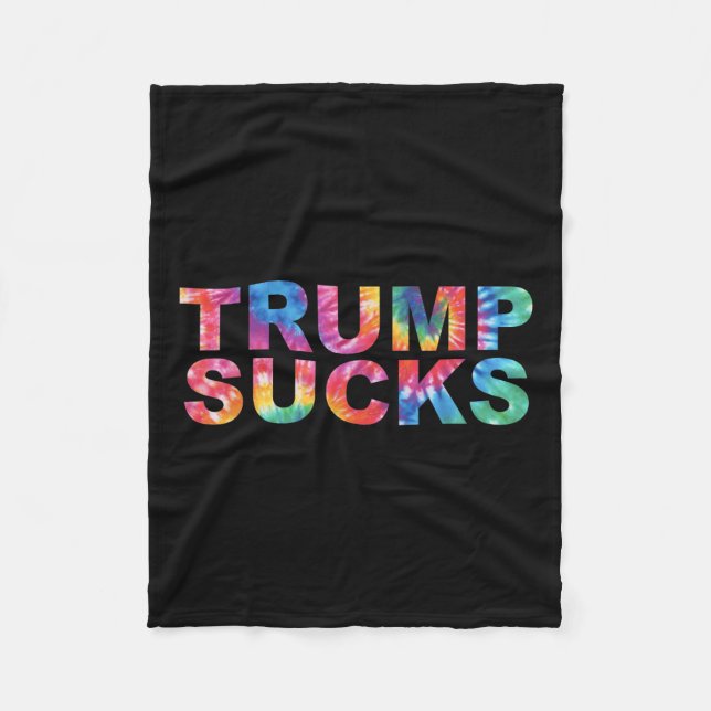 Anti Trump Shirts  Fleece Blanket (Front)