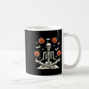 Anti Trump Skeleton Halloween Long Sleeve Coffee Mug