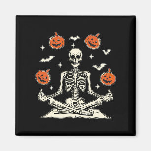 Anti Trump Skeleton Halloween Long Sleeve Magnet