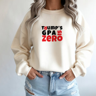 Anti Trump student protest slogan red black Sweatshirt