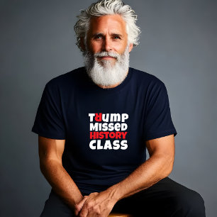 Anti trump student protest slogan red black T-Shirt