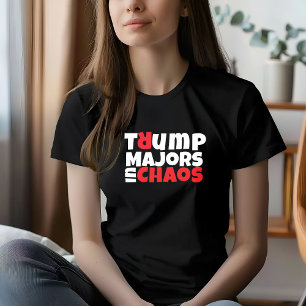 Anti trump student protest slogan red black Tri-Blend shirt
