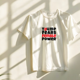 Anti trump student protest slogan red white T-Shirt