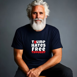 Anti trump student protest slogan red white T-Shirt