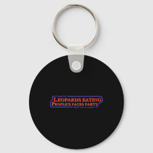 Anti-trump Support The Leopards Eating People's Fa Key Ring