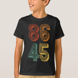 Anti Trump T Shirt 86 45 Resist No Donald Retro Gi