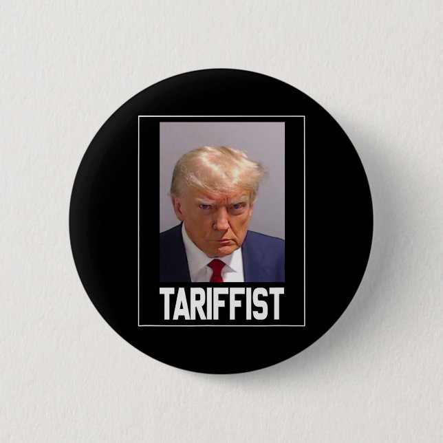 Anti Trump Tariffist  6 Cm Round Badge (Front)
