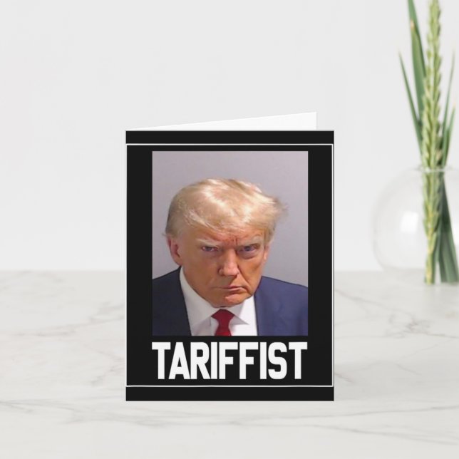 Anti Trump Tariffist  Card (Front)