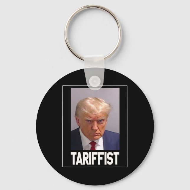Anti Trump Tariffist  Key Ring (Front)