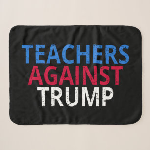 Anti-Trump - Teachers Against Trump Sherpa Blanket