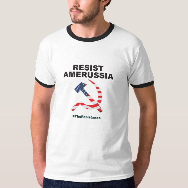 Anti Trump The Resistance tshirt (Front)