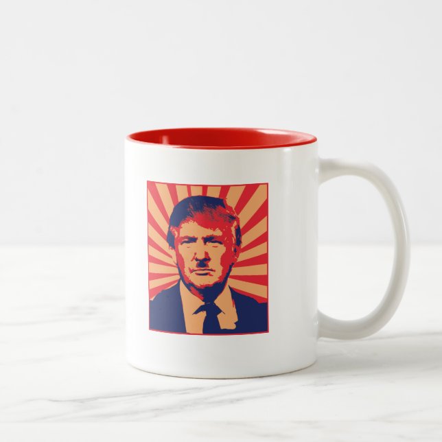 Anti-Trump Two-Tone Coffee Mug (Right)