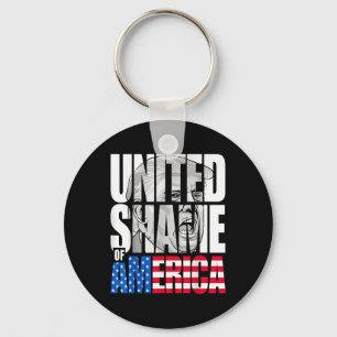 Anti Trump United Shame Of America Flag Key Ring
