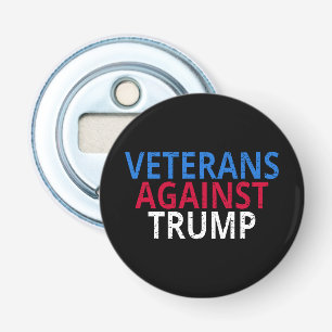 Anti-Trump - Veterans Against Trump Bottle Opener