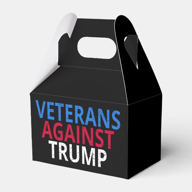 Anti-Trump - Veterans Against Trump Favour Box (Front Side)
