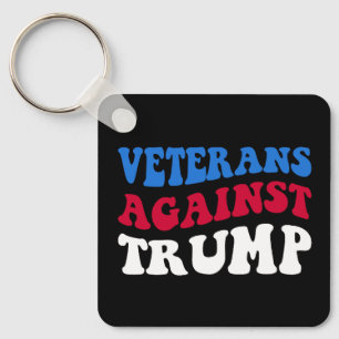 Anti-Trump - Veterans Against Trump II Key Ring