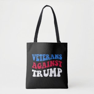 Anti-Trump - Veterans Against Trump II Tote Bag