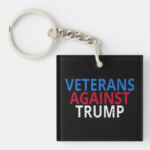 Anti-Trump - Veterans Against Trump Key Ring