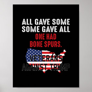 Anti Trump Veterans Against Trump  Poster