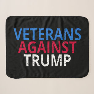 Anti-Trump - Veterans Against Trump Sherpa Blanket
