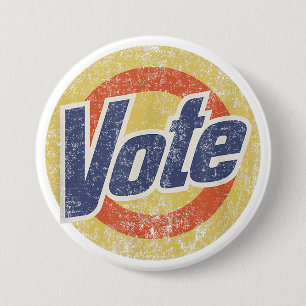 Anti-Trump Vote Detergent Funny Vintage 7.5 Cm Round Badge