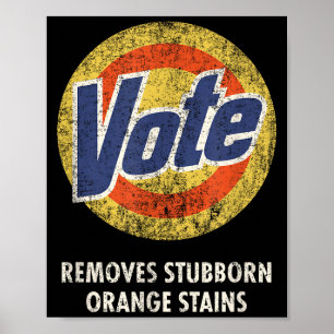 Anti-trump vote laundry detergent funny vintage An Poster