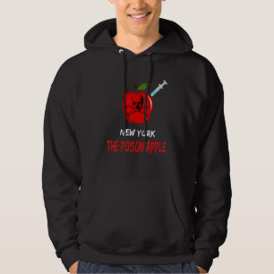 Anti Vaccine Passport New York Cross Bones And App Hoodie