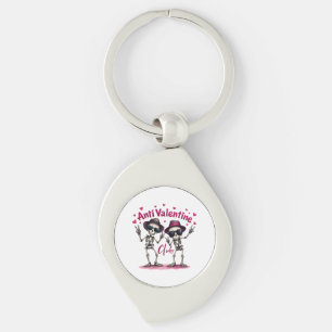 Anti Valentine Club Key Ring