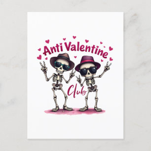 Anti Valentine Club Postcard