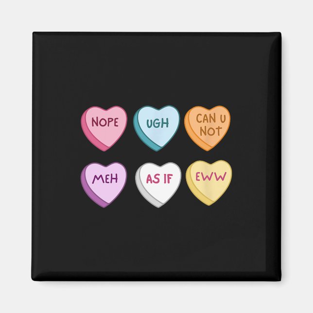 Anti Valentine  Magnet (Front)