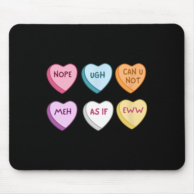 Anti Valentine  Mouse Pad (Front)