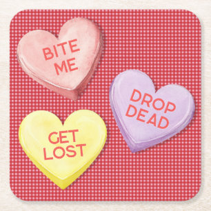 Anti-Valentine Paper Coaster
