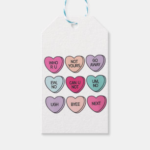 Anti Valentine’s Day Funny Single Awareness  Gift Tags